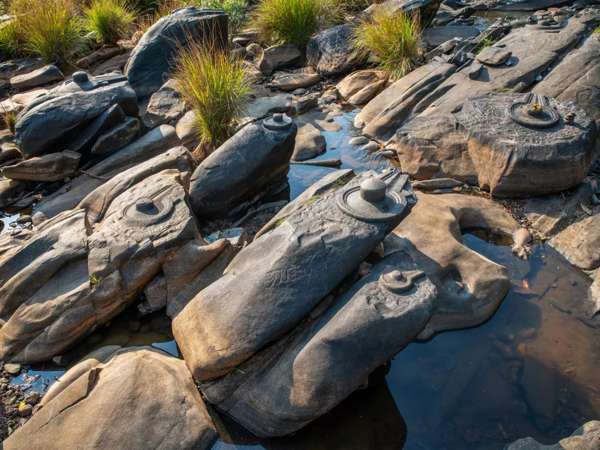 Shastra Linga – Lingas on river rocks